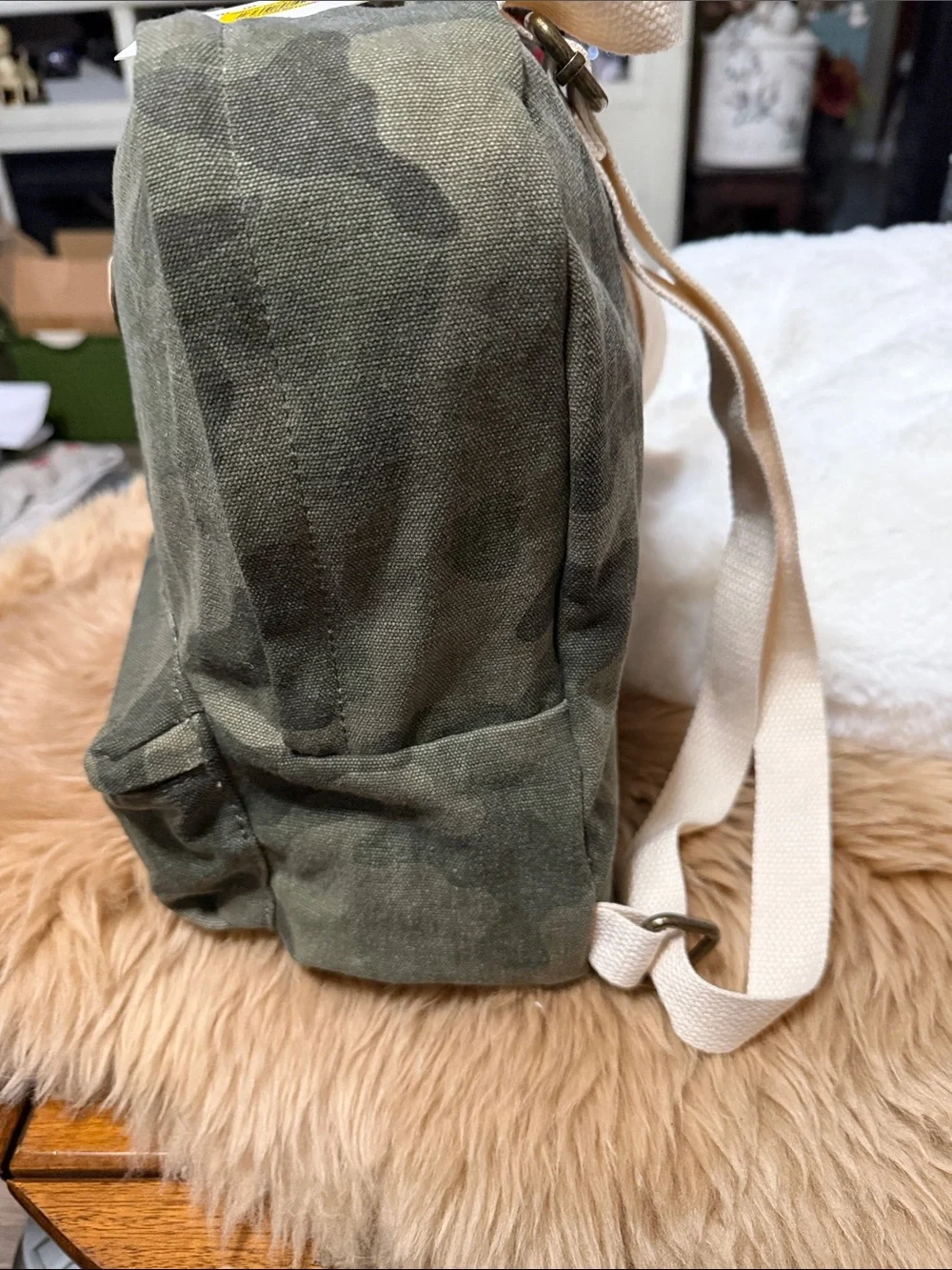 Billabong Small Camo Canvas Backpack NWT